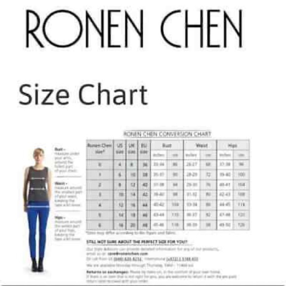 Ronen Chen maxi dress made in Israel size 5=14 - Picture 11 of 11